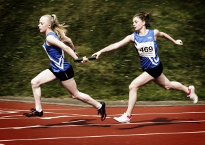 Grab the baton - youngsters from Kilmarnock Harriers