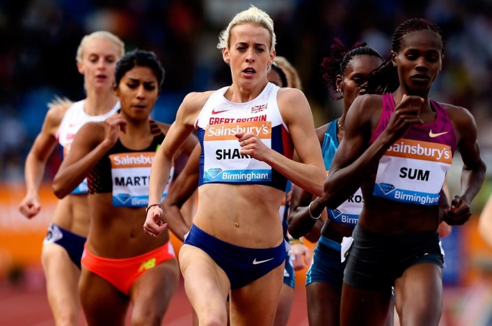 Lynsey Sharp at Birmingham Grand Prix win