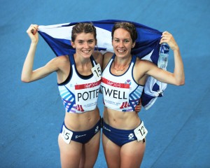 Steph Twell and Beth Potter