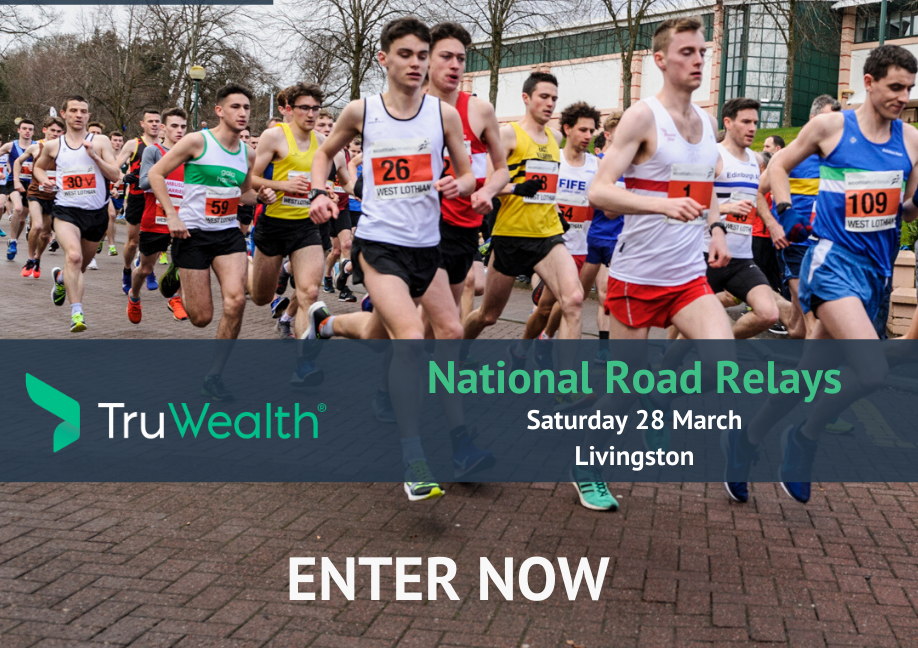 ENTER NOW Tru Wealth National Road Relays at Livingston Scottish