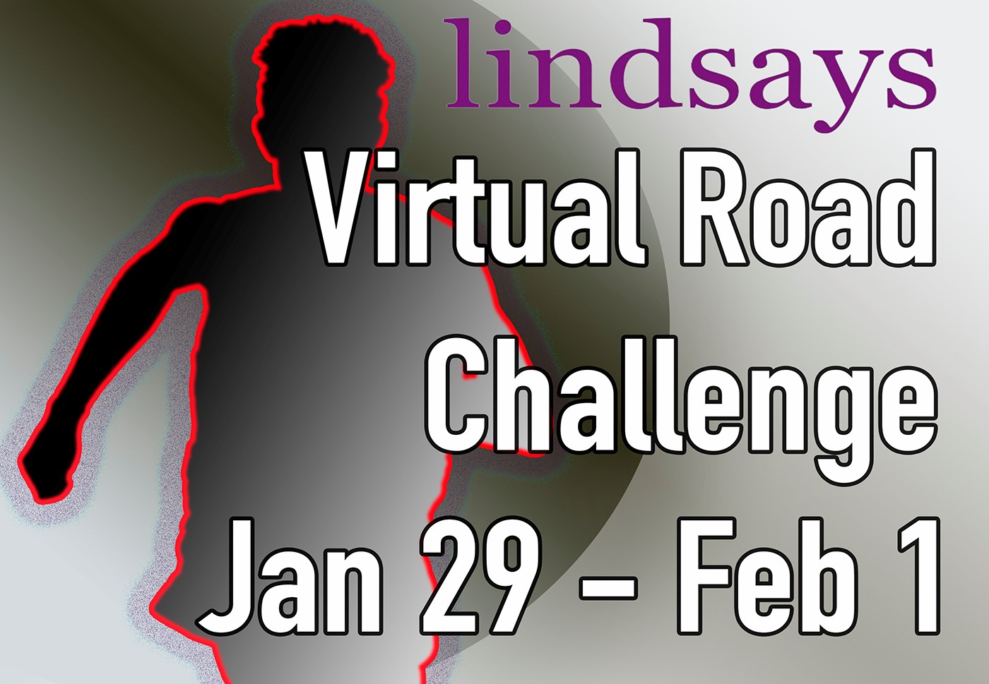 ENTER NOW for Lindsays Virtual Road Challenge Jan 29