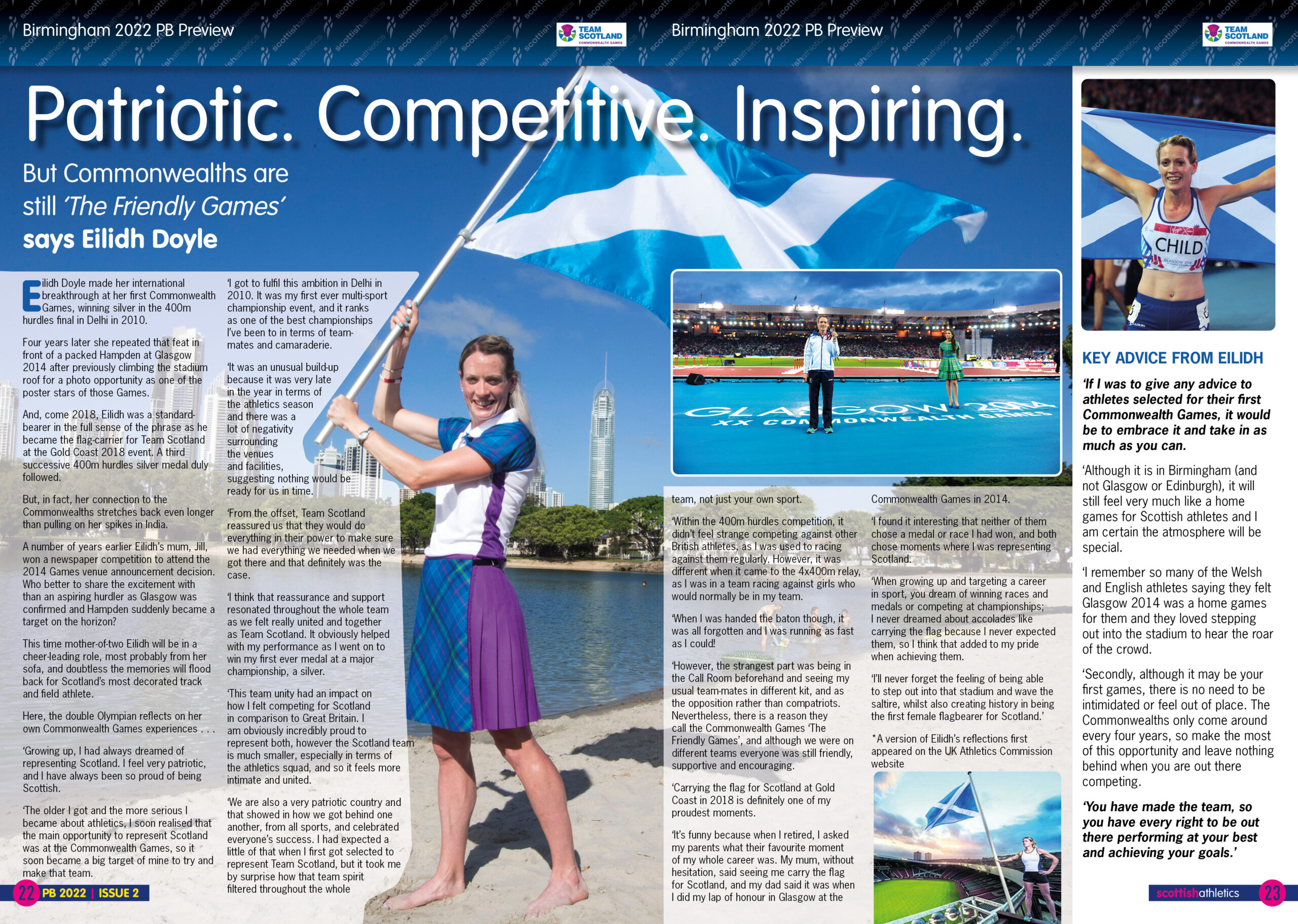 PB new edition issued to members - with Birmingham 2022 Preview - Scottish  Athletics