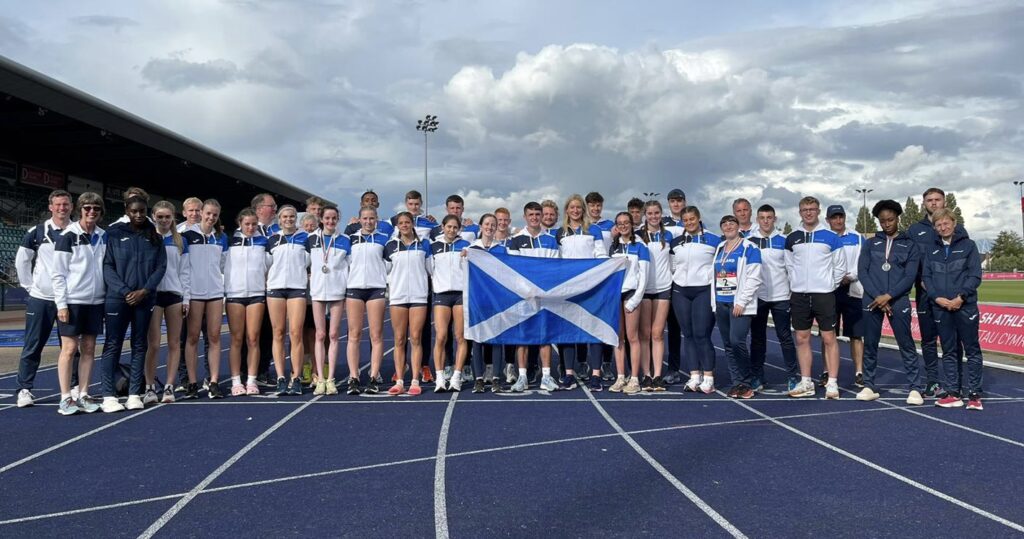 Scotland's U20 Men set new 4x100m record, impressing in Wales - Scottish Athletics 3