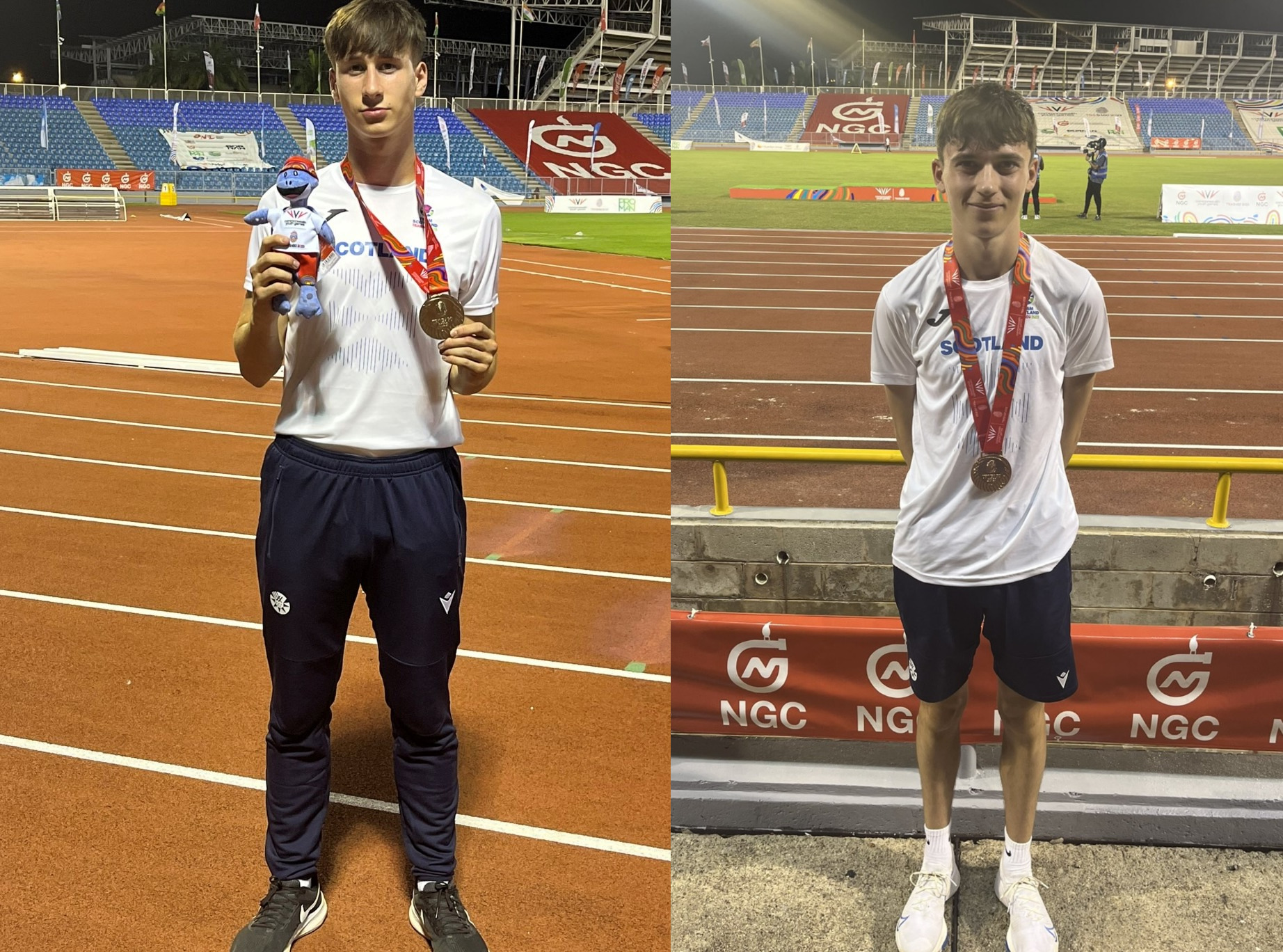 Commonwealth Youth Games medal joy for Dean and Caleb in Trinidad