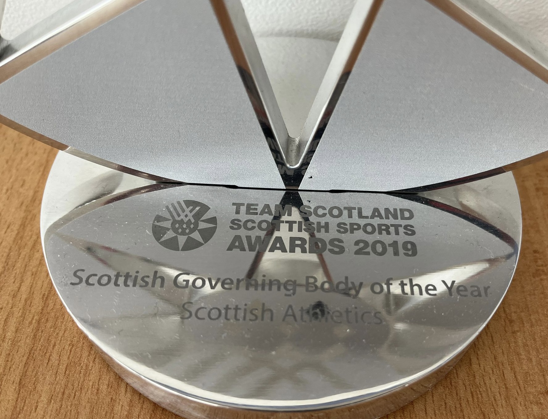 ¡En la marcha!  Estamos preseleccionados para el Órgano Rector del Año en los Scottish Sports Awards.