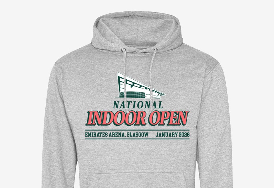 Hoodies now on sale for 4J National Open in January