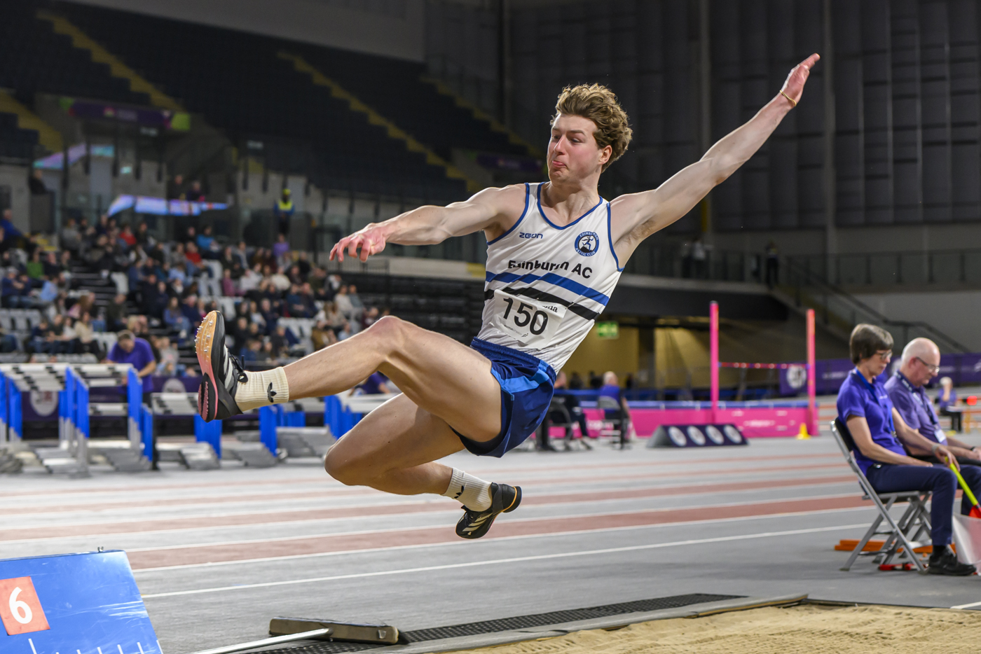 Stephen jumps long (twice) and U20 duo selected for GB at Mannheim